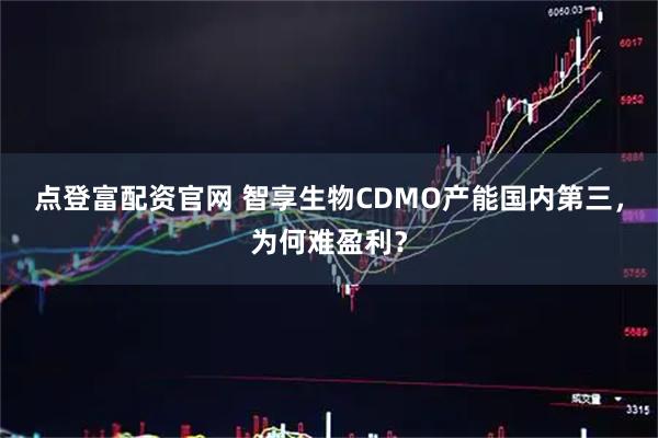 点登富配资官网 智享生物CDMO产能国内第三，为何难盈利？